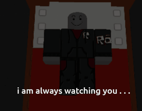 Person Saying I Am Always Watching You