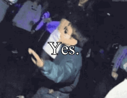 Person Saying Yes GIF