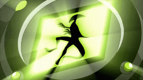 Person Silhouette in Green Circle