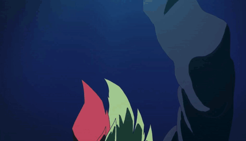 Person Silhouette with Green Leaf