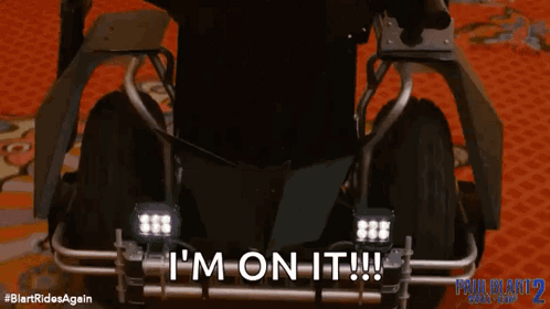 Person Sitting in Car With I'm On It