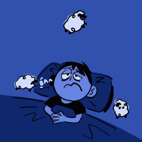 Person Sleeping With Flying Sheep