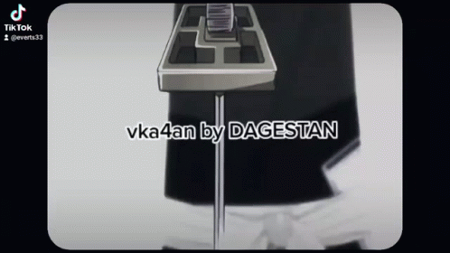 Person Standing At Microphone Saying Vka 4An By Dagestan GIF