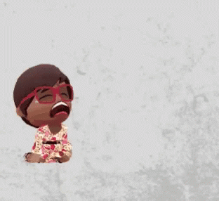 Person Standing On Bed With Pillow On Back GIF