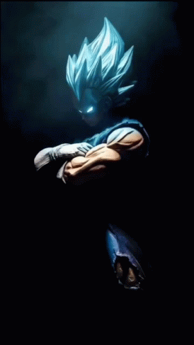 Person Surrounded By Purple Aura GIF
