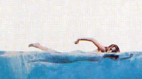 Person Swimming in Pool