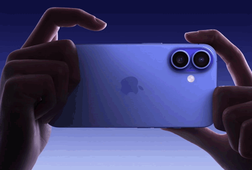 Person Taking Picture Of Purple IPhone GIF