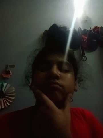 Person Taking Selfie With Flashlight