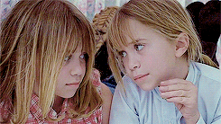 Person Talking To Mary Kate And Ashley Olsen So Boringly GIF
