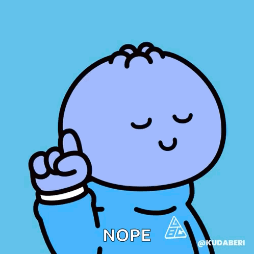 Person Thumbs Up Saying Nope GIF