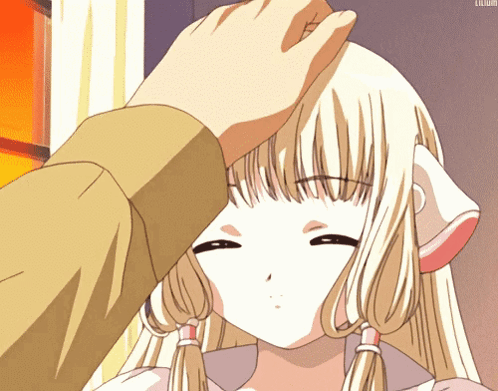 Person Touching Girl's Forehead Lilium GIF