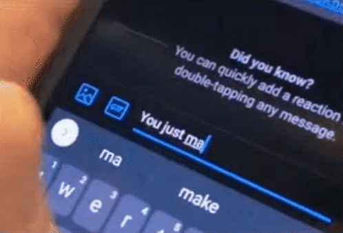 Person Typing Did You Know on Cell Phone