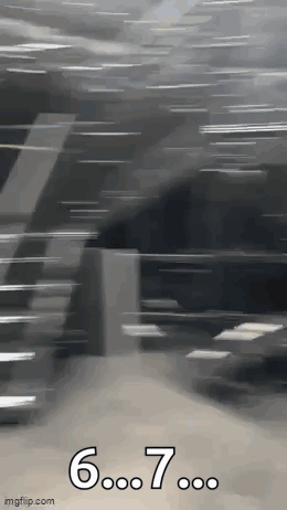 Person Walking Down Stairs Number 6