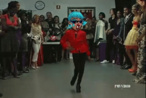 Person Walking Runway