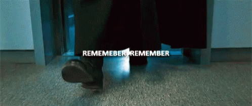 Person Walking Through Door Remember Remember