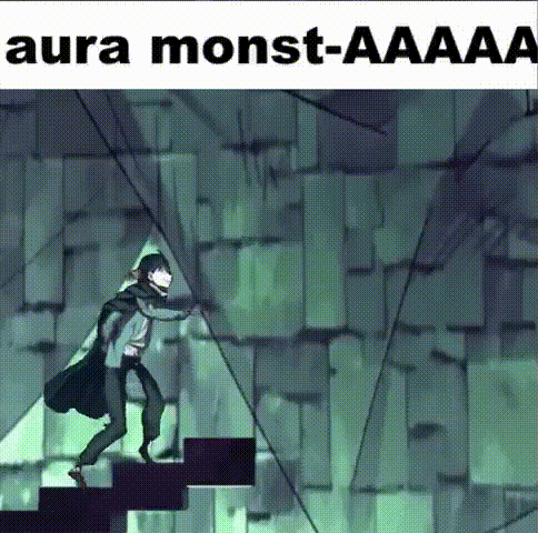 Person Walking Up Stairs Aura Monst Aaaa