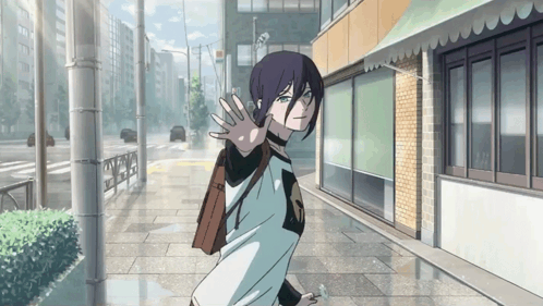 Person Walking With Hand Out