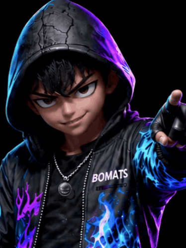 Person Wearing Bomats Jacket GIF