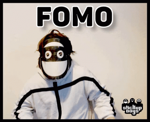Person Wearing FOMO Mask