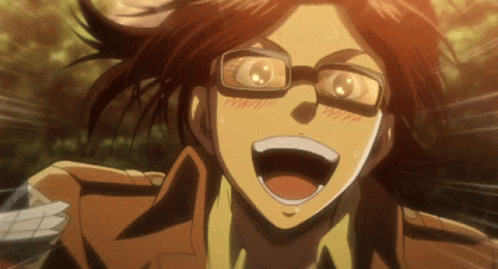 Person Wearing Glasses With Mouth Open GIF