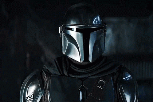 Person Wearing Helmet In Dark Room GIF