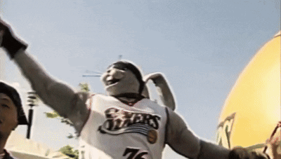 Person Wearing Number 76 Jersey GIF