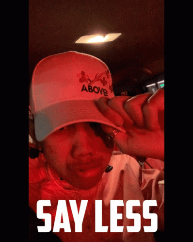 Person Wearing Say Less Hat