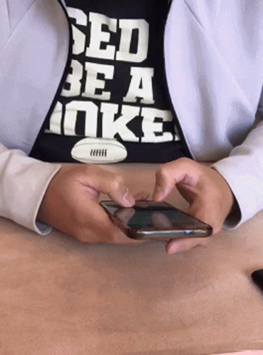 Person Wearing Sed Be a Joke Shirt