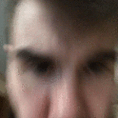 Person With Eyes Closed