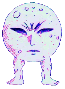 Person with Face and Feet