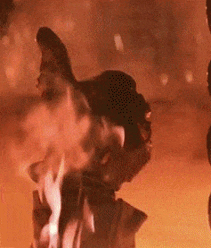 Person With Flames From Mouth
