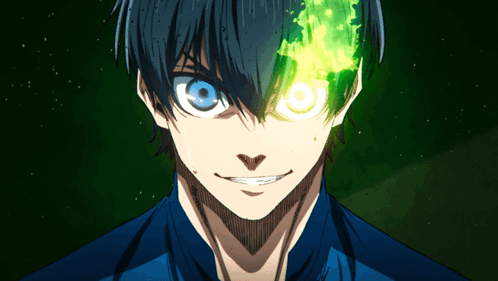 Person with Glowing Eye