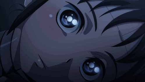 Person With Glowing Eyes