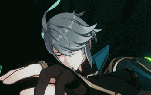 Person With Gray Hair and Green Ribbon