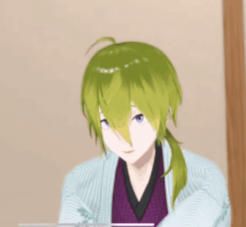 Person With Green Hair
