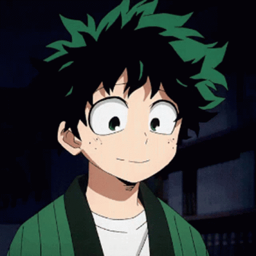 Person with Green Hair and White Eyes