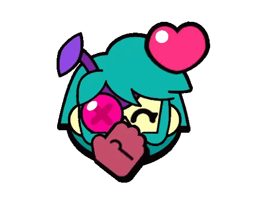Person With Hearts Around Head