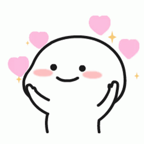 Person with Hearts Around Head