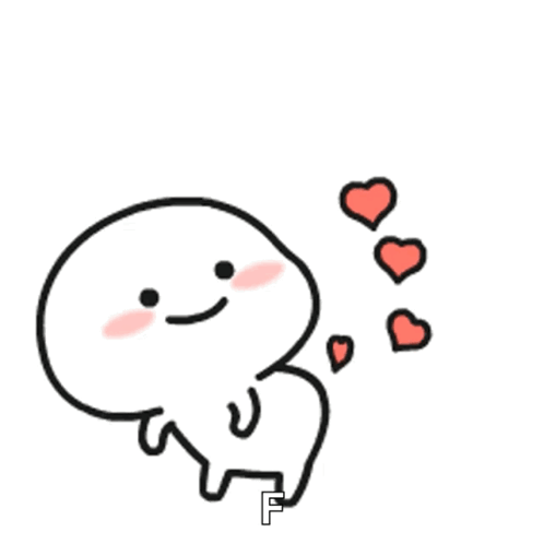 Person with Hearts Coming Out of Mouth