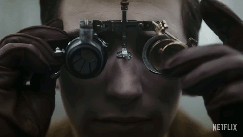 Person With Magnifying Glasses Netflix