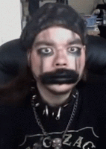 Person with Makeup and Gzag Shirt