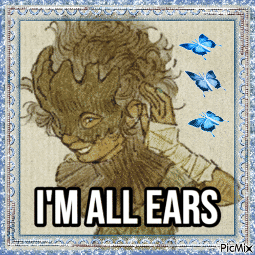 Person With Mask Saying I'm All Ears
