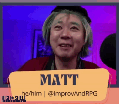 Person with Matt Name Tag