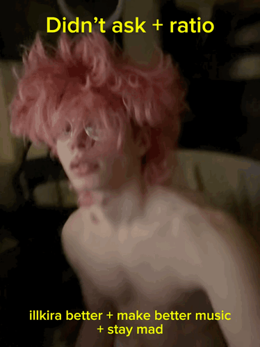Person With Pink Hair and Didn't Ask + Ratio
