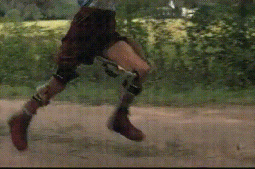 Person with Prosthetic Leg Skateboarding