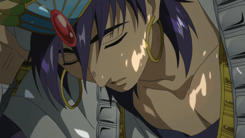 Person With Purple Hair GIF