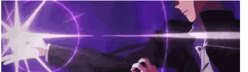 Person with Purple Light
