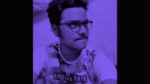 Person With Rainbow Background GIF