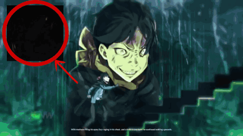 Person With Red Arrow Pointing to Circle Saying Saw