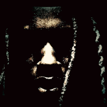 Person With Red Eyes and Dreadlocks